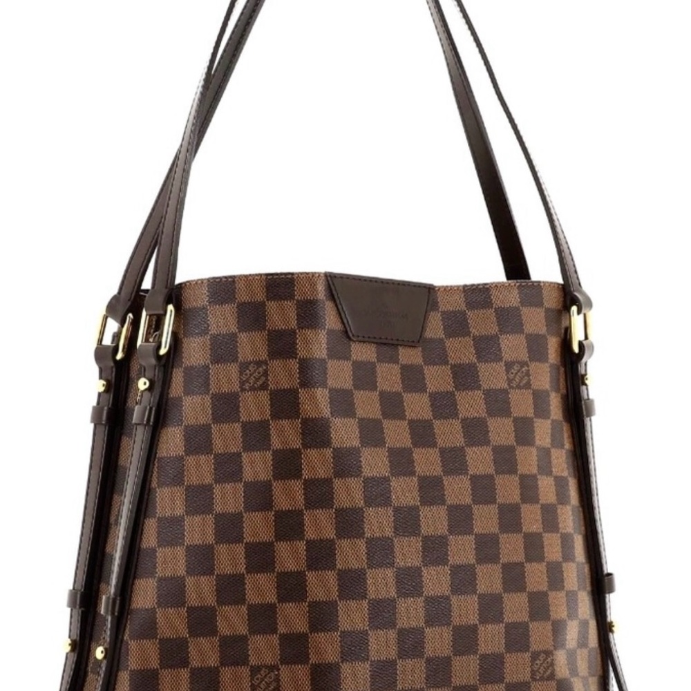 Louis Vuitton Brown Checkered Shoulder Bag